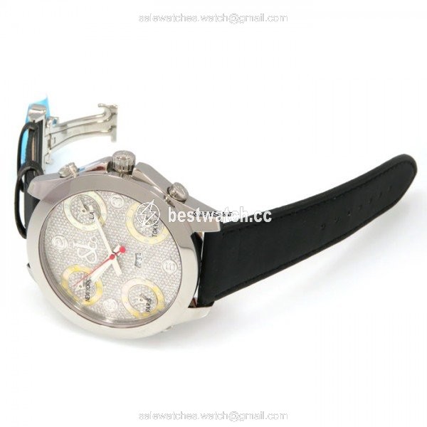 IMG_9085 Jacob & Co. Five Time Zone Quartz Steel JC-30Y Replica 2