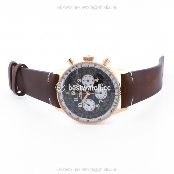 IMG_9085 Breitling Manual winding Red gold RB0910371B1X1 Replica 2