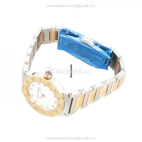 IMG_9085 Bulgari Bulgari Quartz Gold Steel BBL26WSPG 12 Replica 2