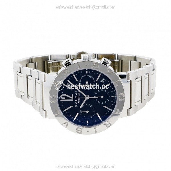 Bulgari Bulgari Automatic Steel BB38BSSDCH Replica 2