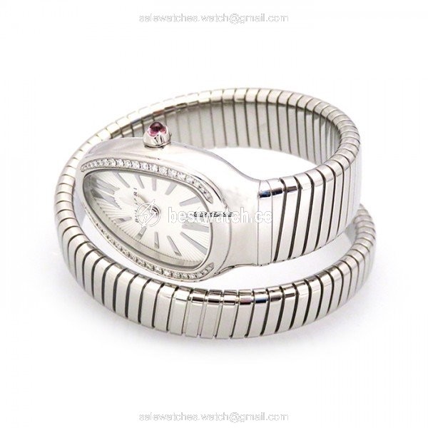 Bulgari Serpenti Quartz Steel SP35C6SDS.1T L Replica 2