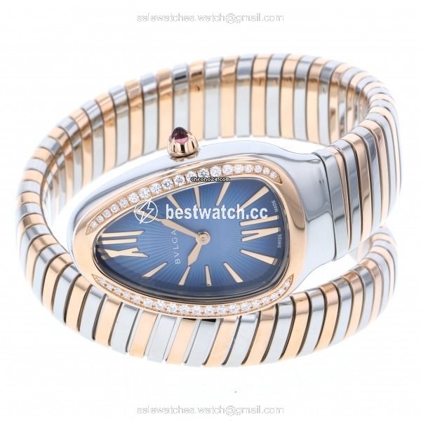 IMG_9085 Bulgari Serpenti Quartz Gold Steel SP35C3SPGD.1T Replica 2