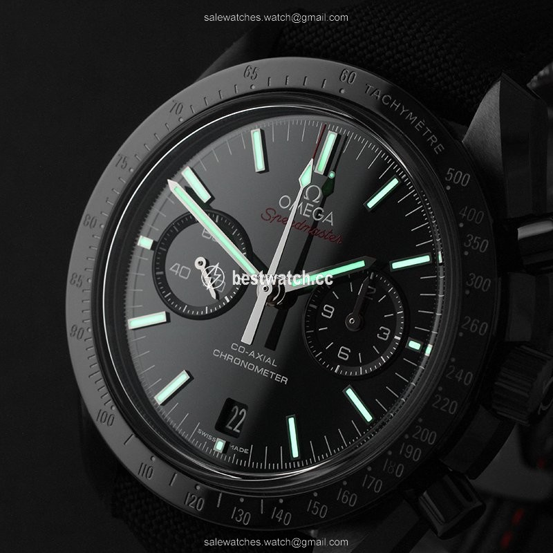 Omega Speedmaster Professional Moonwatch Mens watch Unisex Ceramic 311.92.44.51.01.003 Replica 2