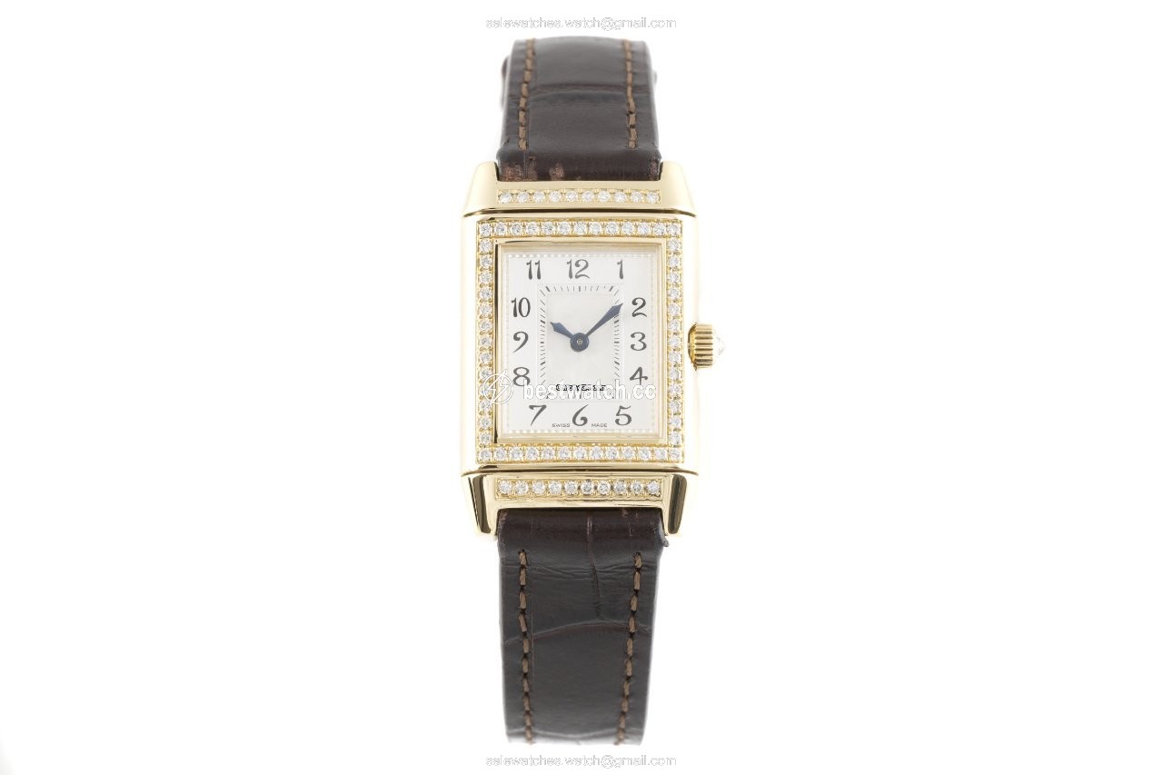 Jaeger-LeCoultre Reverso Duetto Womens watch Manual winding Yellow gold 266.1.11 Replica 2