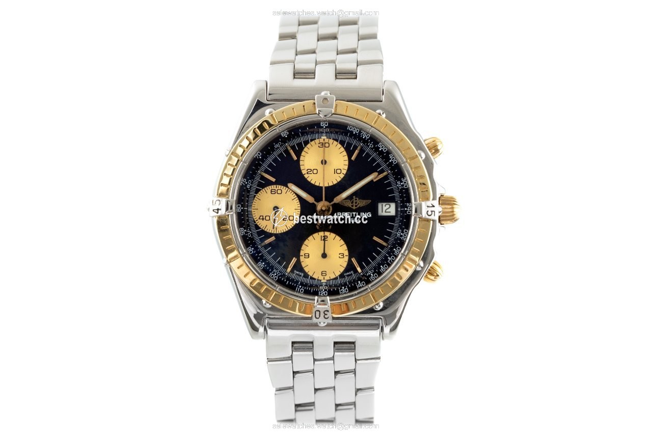 IMG_9085 Breitling Chronomat Mens watch Unisex Automatic Gold Steel B13048 Replica 2