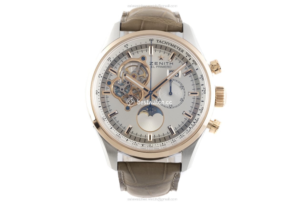 IMG_9085 Zenith El Primero Chronomaster Mens watch Unisex Automatic Gold Steel 51.2160.4047 01.C713 Replica 2