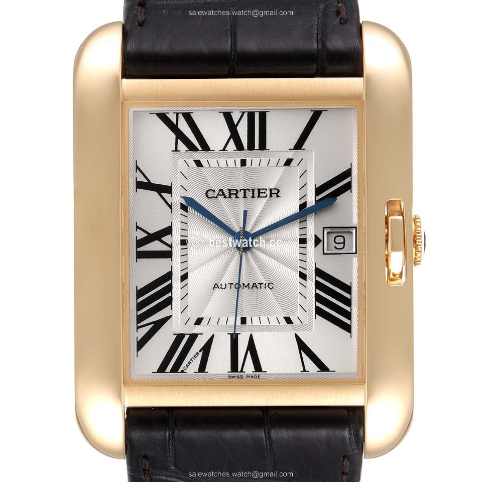 IMG_9085 Cartier Tank Anglaise Mens watch Unisex Automatic Yellow gold W5310032 Replica 2