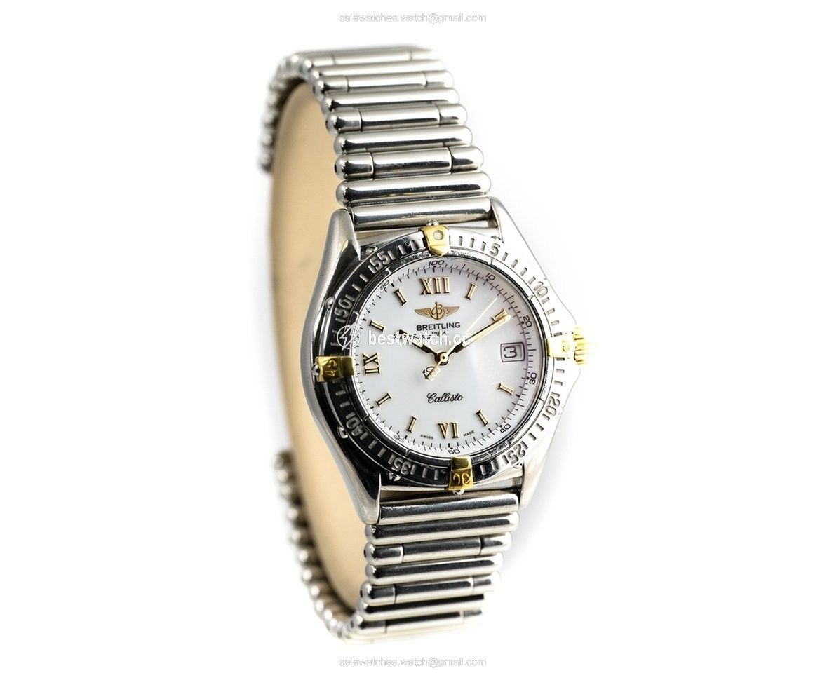 IMG_9085 Breitling Callisto Womens watch Quartz Gold Steel B64046 Replica 2