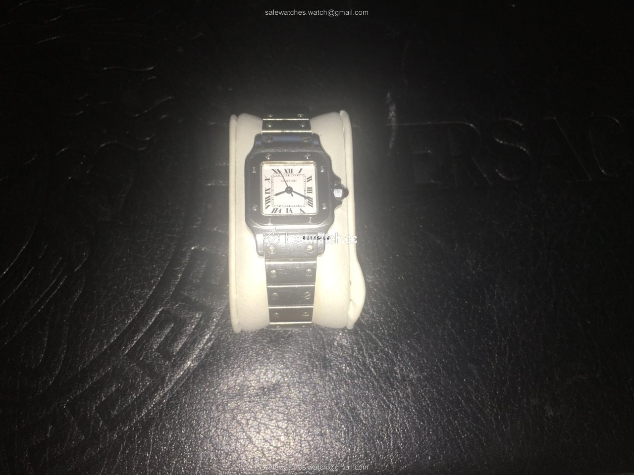 IMG_9085 Cartier Santos Mens watch Unisex Automatic Steel 1552 Replica 2