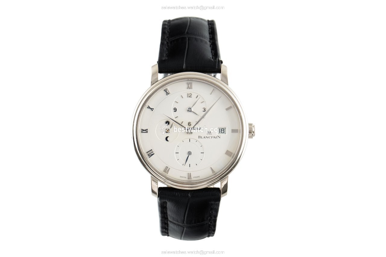Blancpain Villeret Mens watch Unisex Automatic White gold 6260-1542 Replica 2