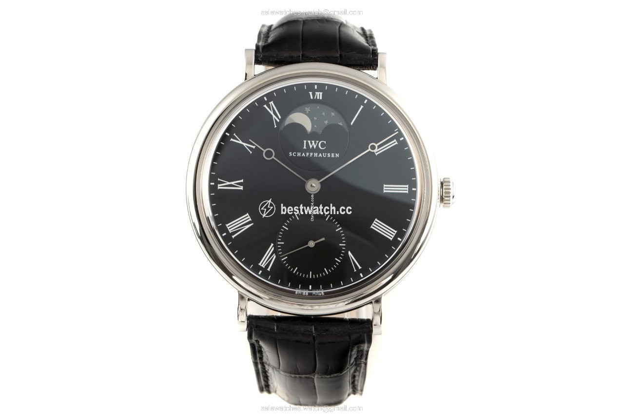 IMG_9085 IWC Portofino Hand-Wound Mens watch Unisex Manual winding Steel 5448 Replica 2