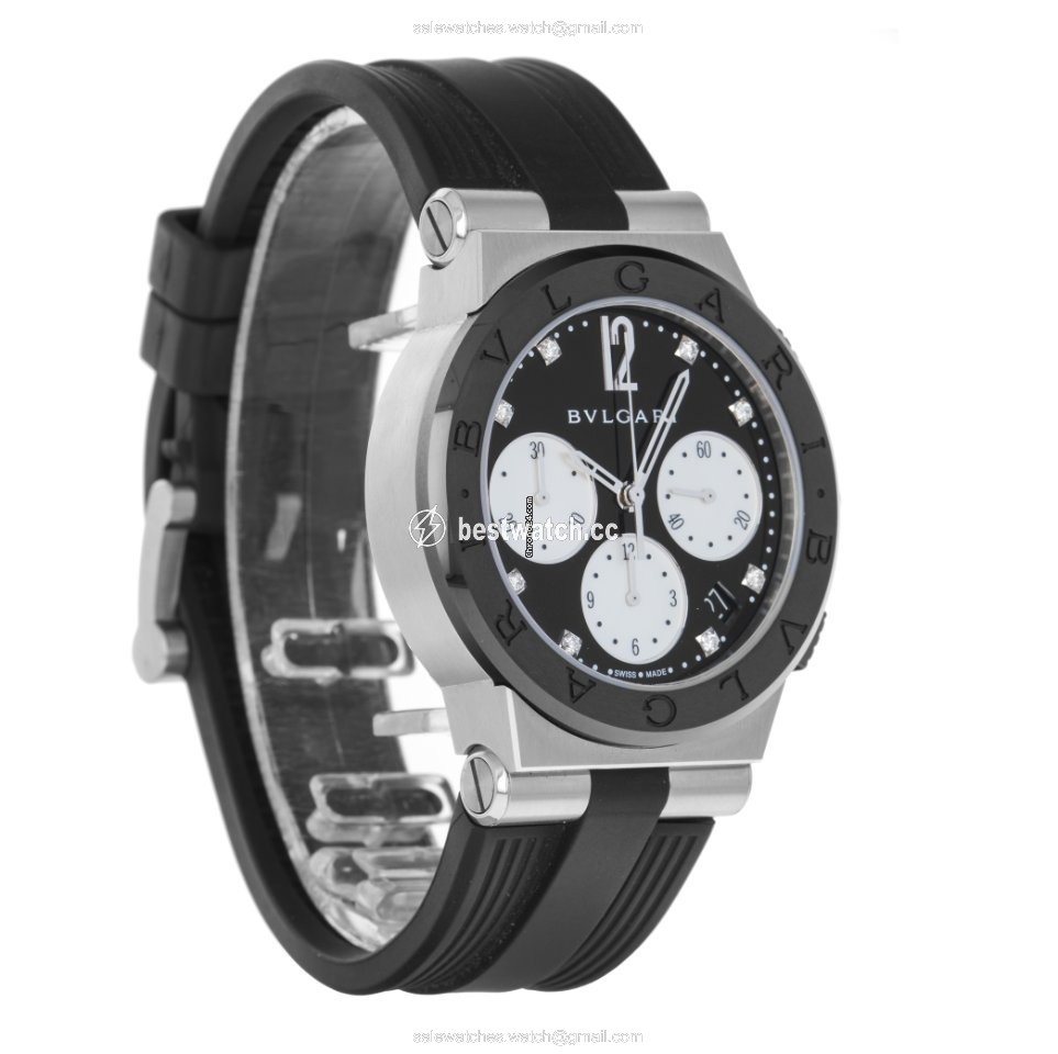 Bulgari Diagono Mens watch Unisex Automatic Steel DG 37 SC CH Replica 2