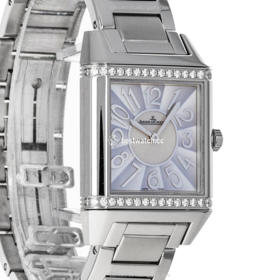 IMG_9085 Jaeger-LeCoultre Reverso Squadra Lady Womens watch Quartz Steel 234.8.47 Replica 2
