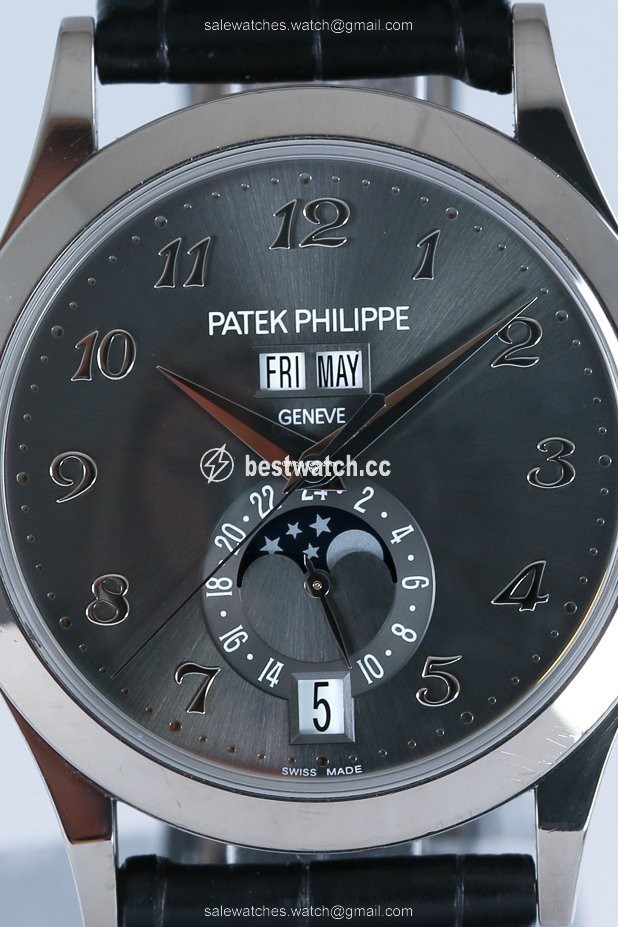 IMG_9085 Patek Philippe Annual Calendar Mens watch Unisex Automatic White gold 5396G-014 Replica 2