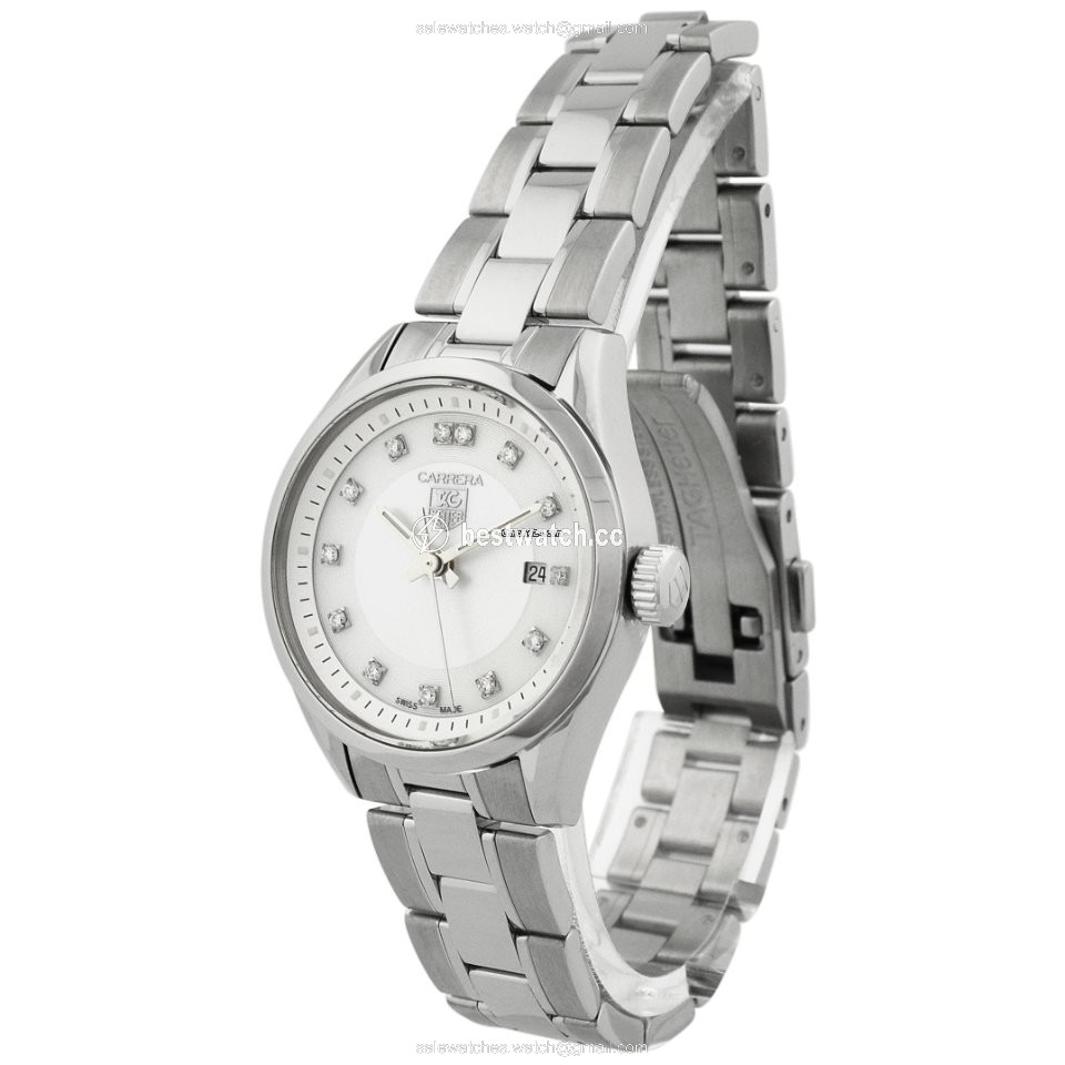 IMG_9085 TAG Heuer Carrera Lady Womens watch Quartz Steel wv1411.ba0793 Replica 2