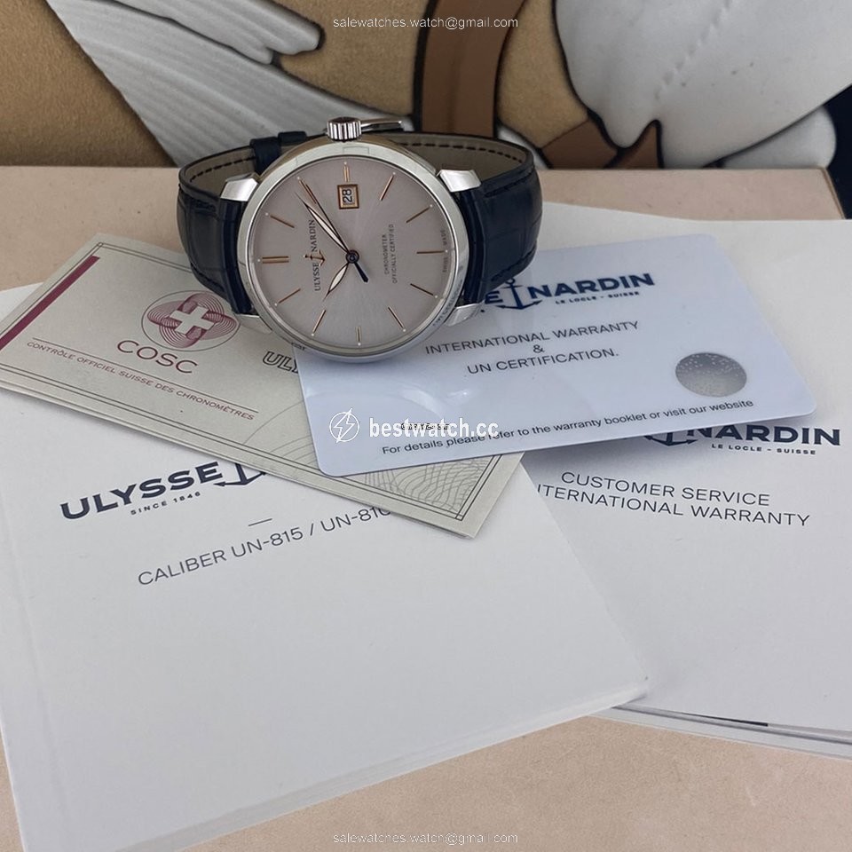 IMG_9085 Ulysse Nardin Classico Automatic Steel 8153.111 Replica 2