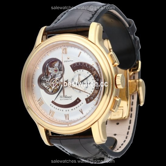 IMG_9085 Zenith Mens watch Unisex Automatic Rose gold 18.1260.4023 01.C505 Replica 2