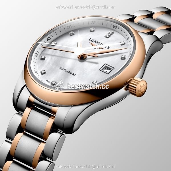 IMG_9085 Longines Master Collection Womens watch Automatic Gold Steel L2.257.5.89.7 Replica 2