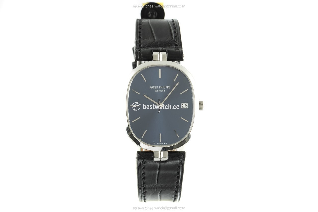 Patek Philippe Golden Ellipse Mens watch Unisex Quartz Steel 3930 Replica 2