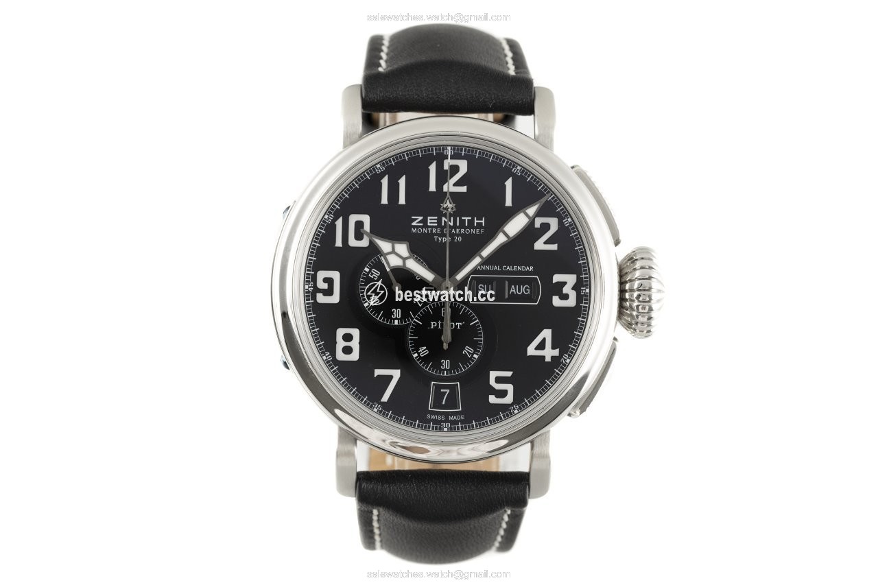 IMG_9085 Zenith Pilot Type 20 Annual Calendar Mens watch Unisex Automatic Steel 03.2430.4054 21.C721 Replica 2