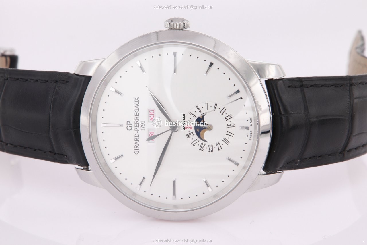 IMG_9085 Girard Perregaux 1966 Mens watch Unisex Automatic Steel 49535-11-131-BB60 Replica 2
