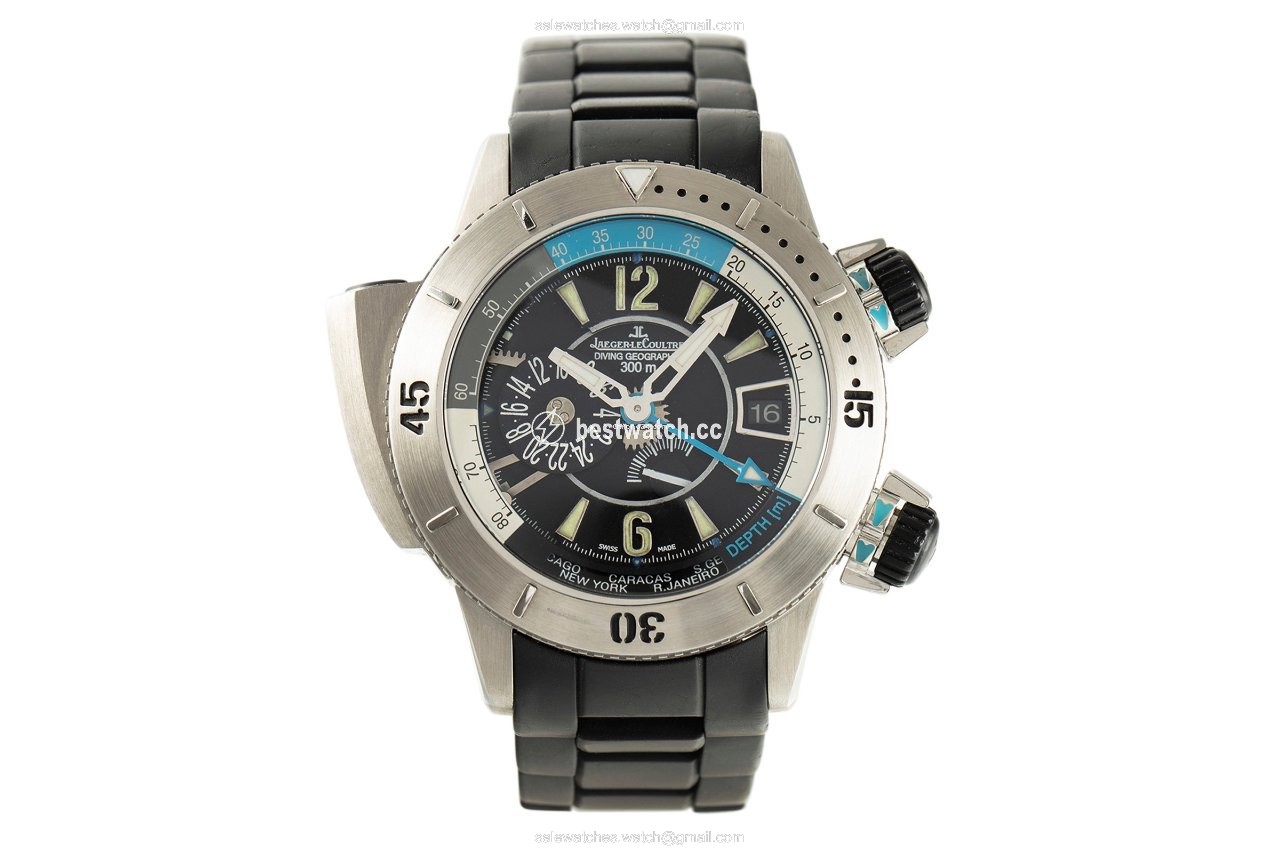 IMG_9085 Jaeger-LeCoultre Master Compressor Diving Pro Geographic Mens watch Unisex Automatic Titanium 159.T.39 Replica 2