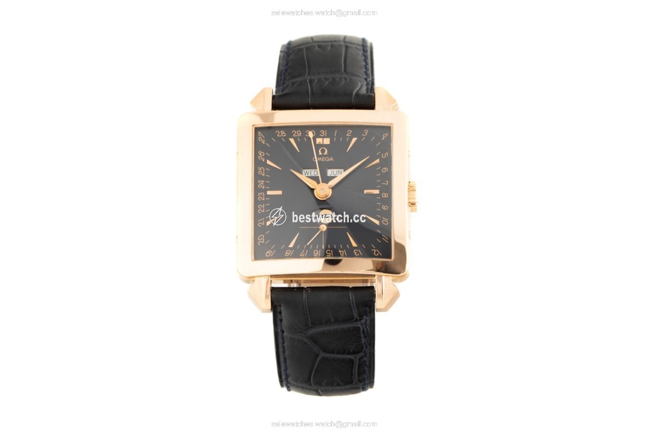 IMG_9085 Omega Museum Mens watch Unisex Automatic Red gold 5701.80.03 Replica 2