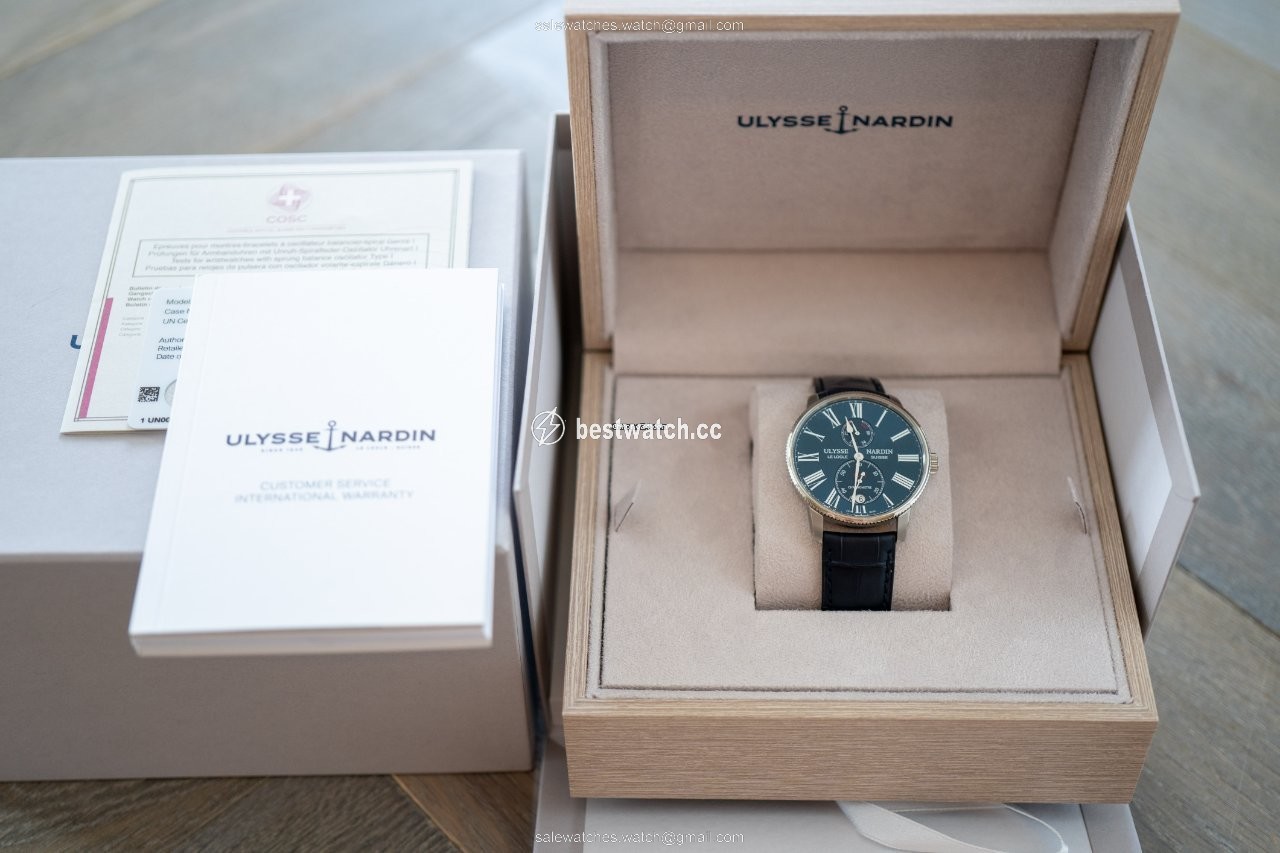 Ulysse Nardin Marine Torpilleur Mens watch Unisex Automatic Steel 1183-310 43 Replica 2