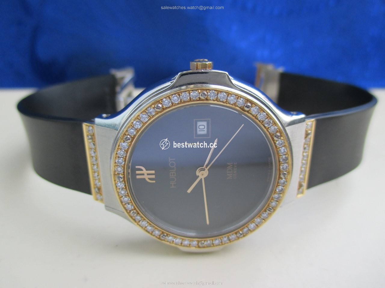 IMG_9085 Hublot Classic Mens watch Unisex Quartz Gold Steel 1401.2 Replica 2