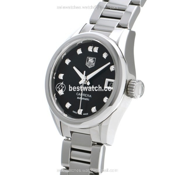 IMG_9085 TAG Heuer Carrera Lady Womens watch Quartz Steel WAR2413.BA0770 Replica 2