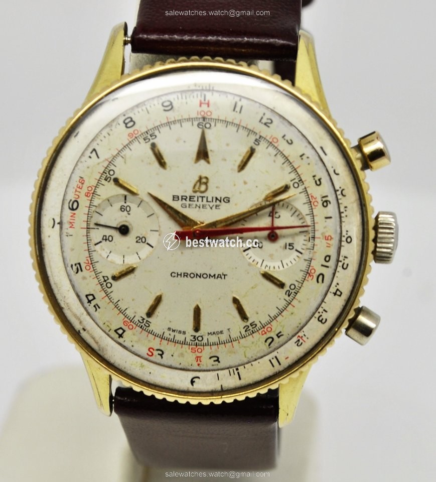 IMG_9085 Breitling Chronomat Mens watch Unisex Manual winding Gold Steel 808 Replica 2