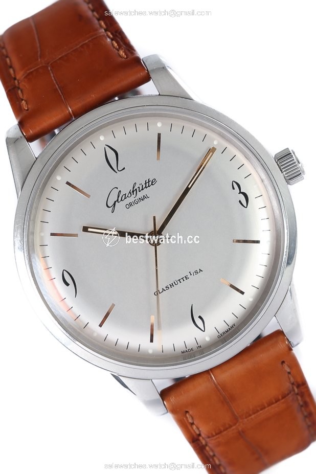 IMG_9085 Glashutte Original Sixties Mens watch Unisex Automatic Steel 39-52-01-02-04 Replica 2