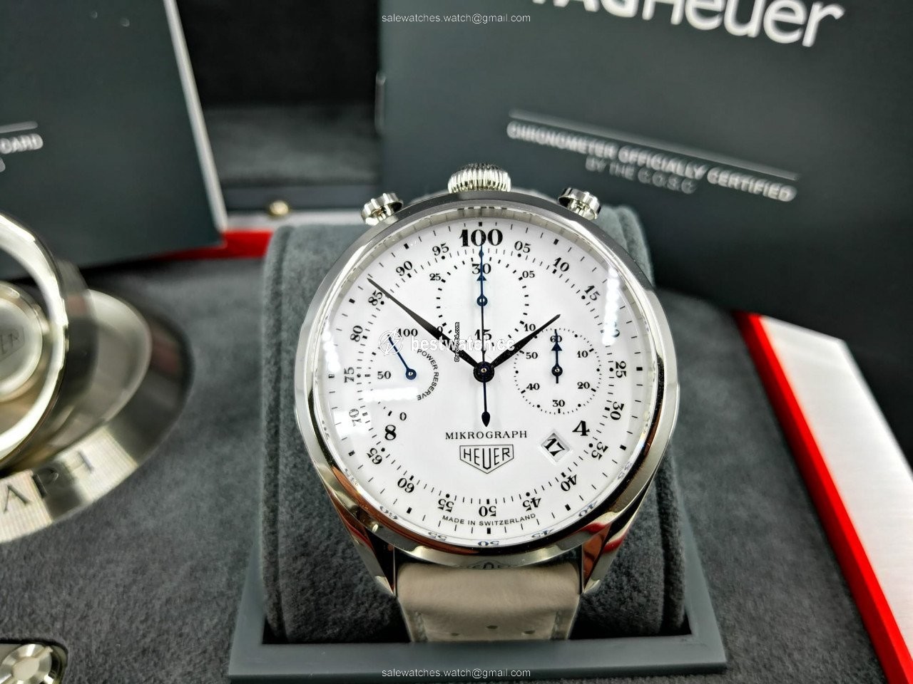 TAG Heuer Carrera Mikrograph Automatic Steel CAR5A1A.FC6374 Replica 2