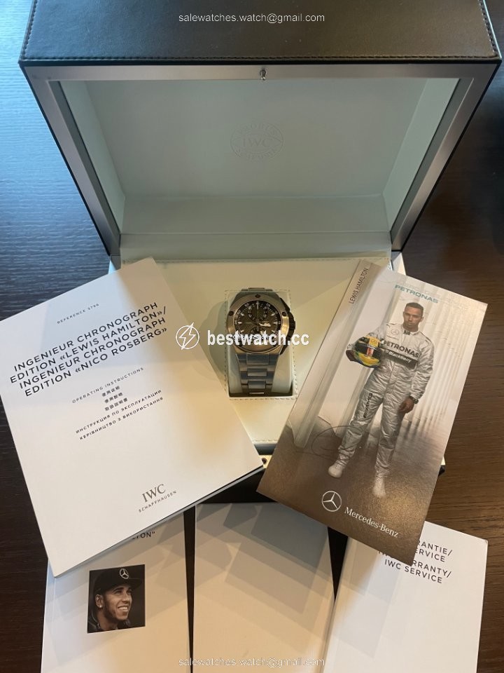 IWC Ingenieur Chronograph Mens watch Unisex Automatic Titanium IW379602 Replica 2