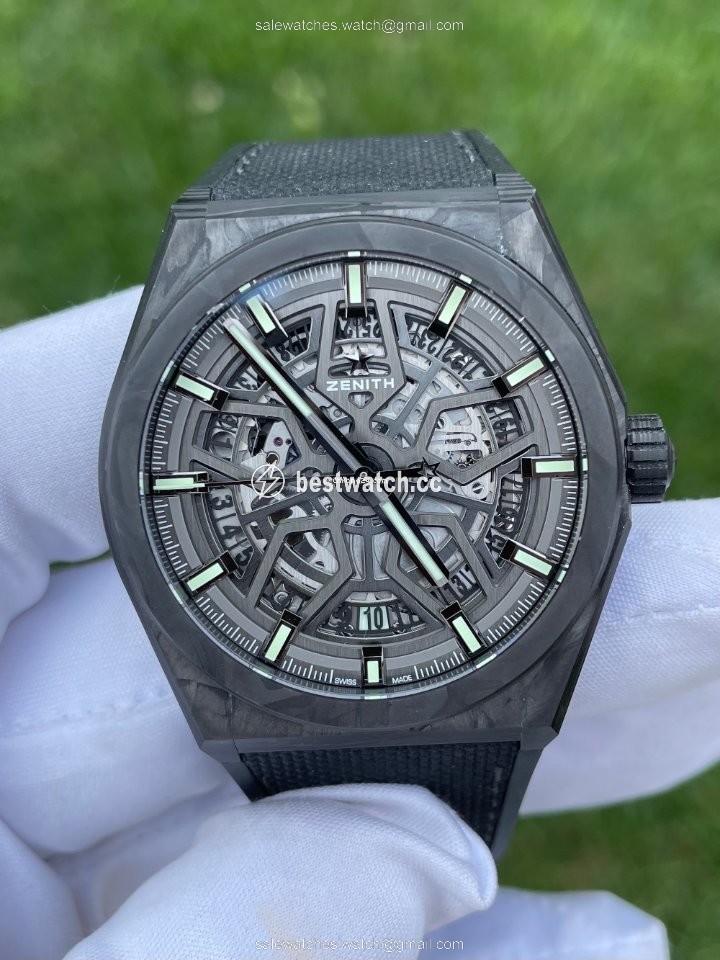 IMG_9085 Zenith Defy Mens watch Unisex Automatic Carbon 10.9000.670 80.R795 Replica 2