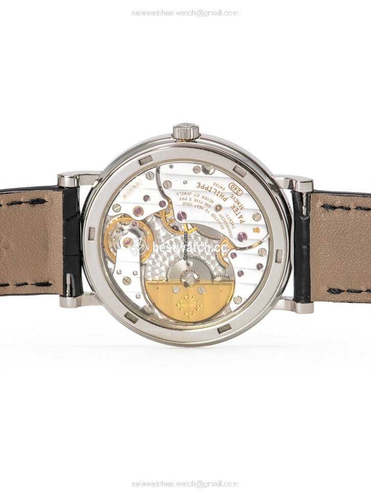 IMG_9085 Patek Philippe Calatrava Mens watch Unisex Automatic White gold 5120G Replica 2