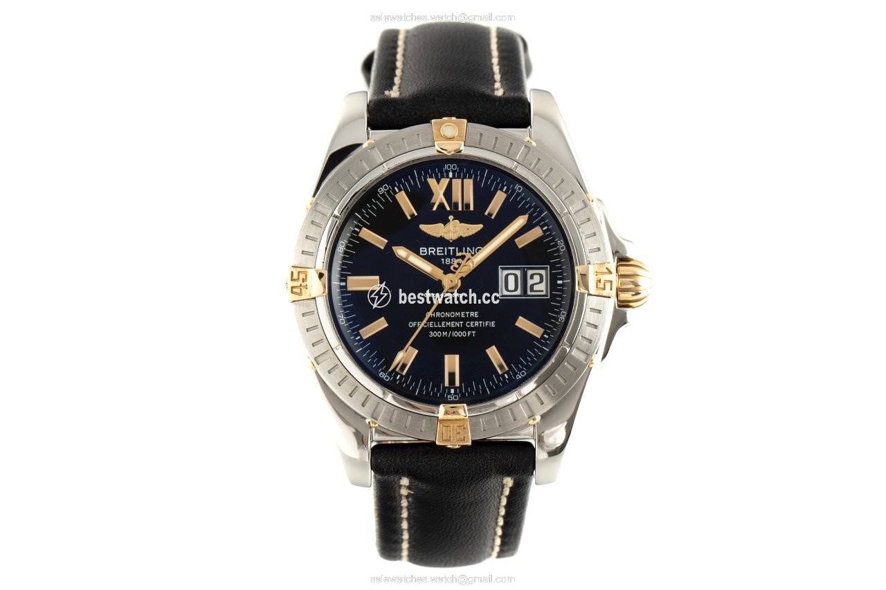 Breitling Galactic 41 Mens watch Unisex Automatic Gold Steel B49350 Replica 2
