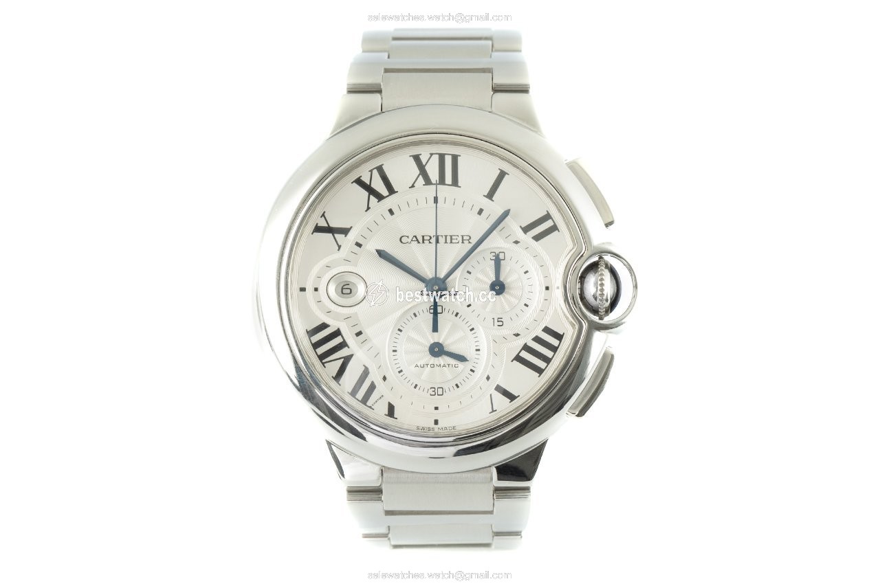 IMG_9085 Cartier Ballon Bleu Mens watch Unisex Automatic Steel 3109 Replica 2