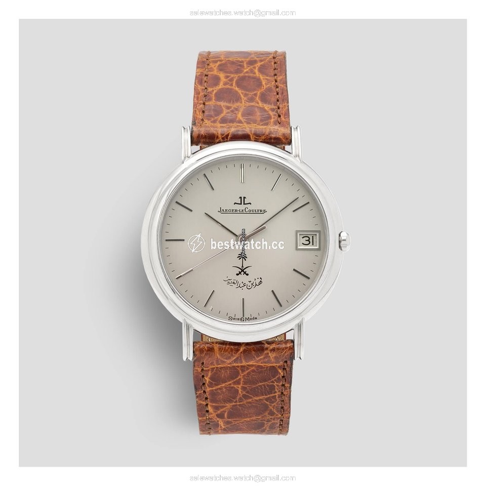 Jaeger-LeCoultre Odysseus Mens watch Unisex Quartz White gold 140.083.3 King of Saudi Arabia Special Edition Replica 2