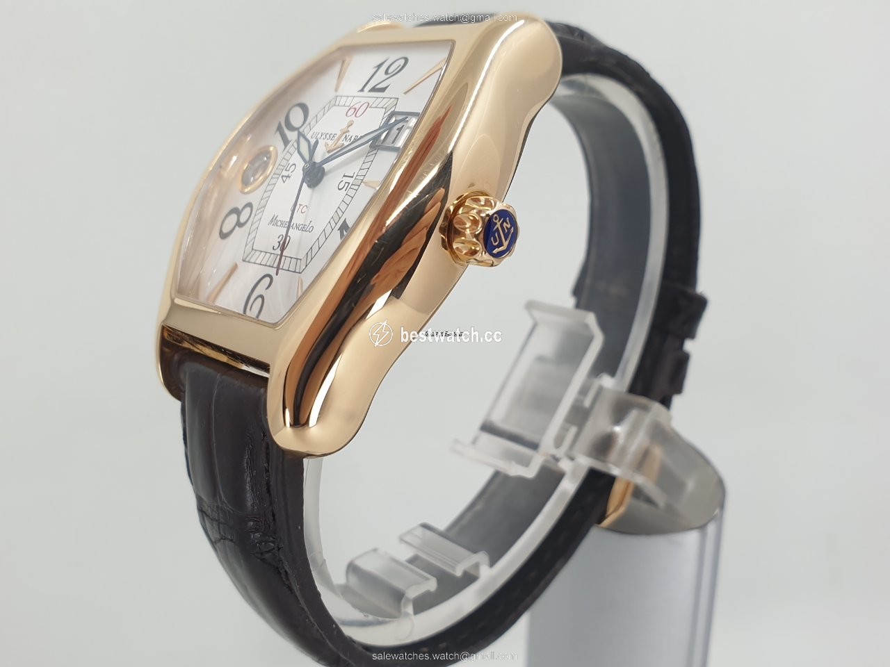 IMG_9085 Ulysse Nardin Michelangelo Mens watch Unisex Automatic Rose gold 226-68 Replica 2