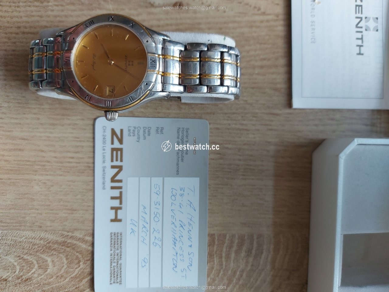 Zenith Port Royal Mens watch Unisex Quartz 59.3150.226 Replica 2