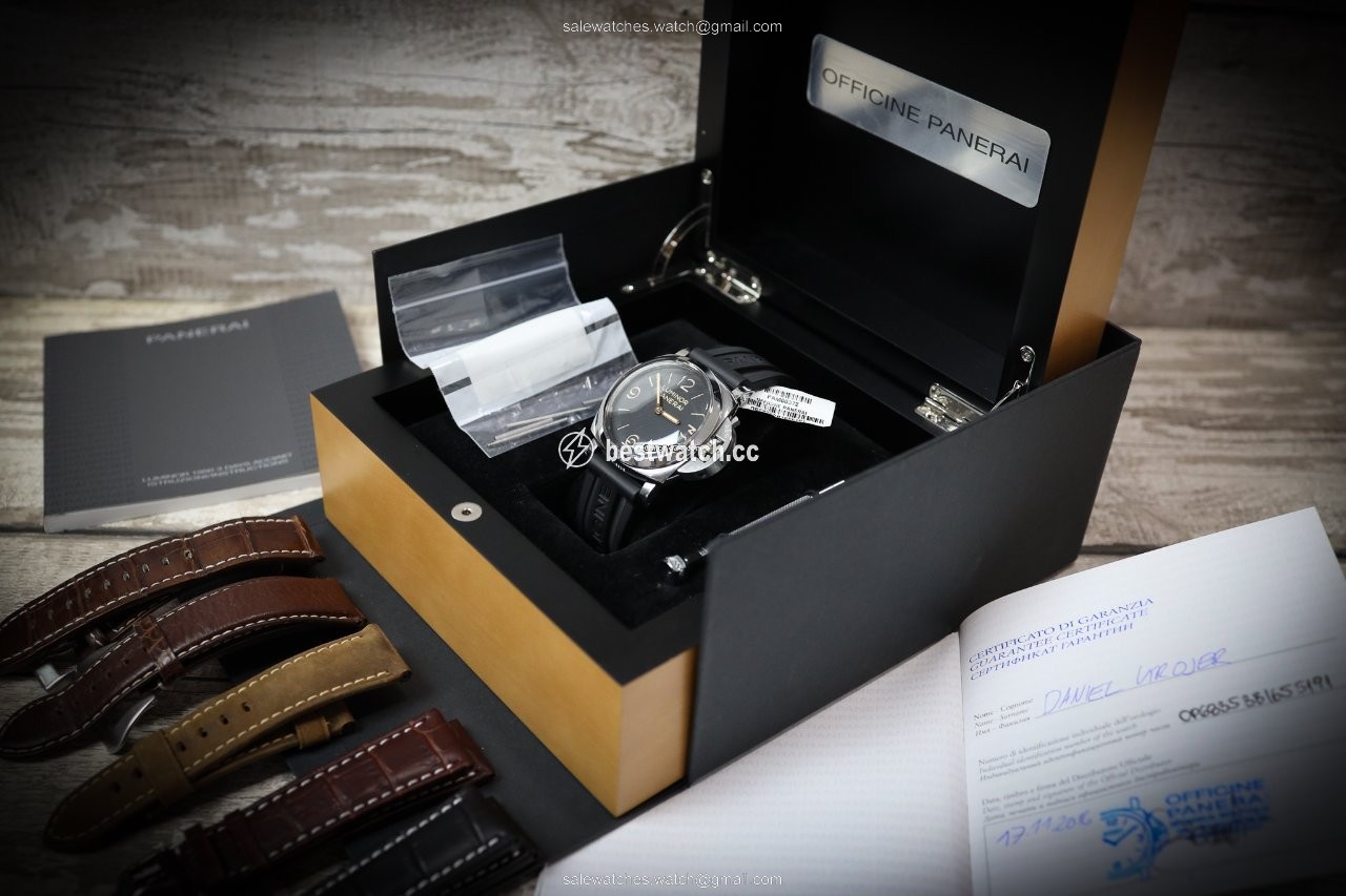 IMG_9085 Panerai Luminor 1950 Mens watch Unisex Manual winding Steel PAM 00372 Replica 2