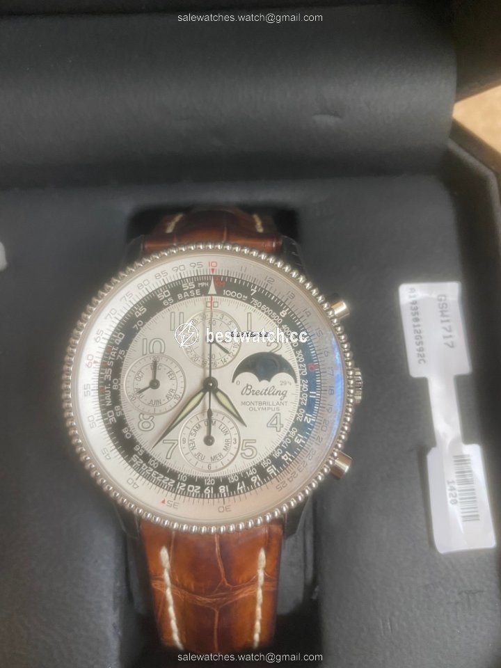 IMG_9085 Breitling Montbrillant Olympus Mens watch Unisex Steel A1935012 G592 Replica 2