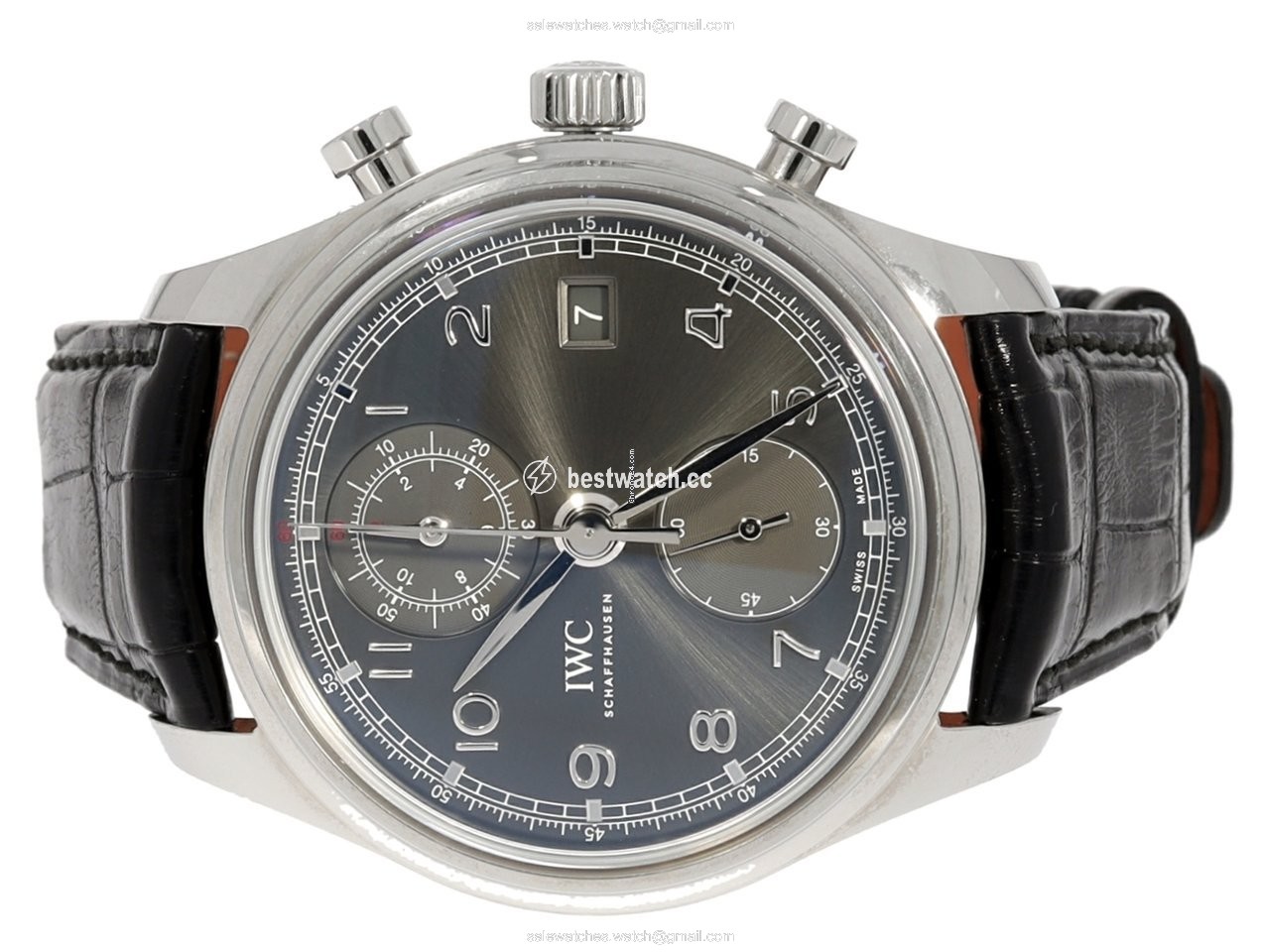 IMG_9085 IWC Portuguese Chronograph Mens watch Unisex Automatic Steel IW390404 Replica 2