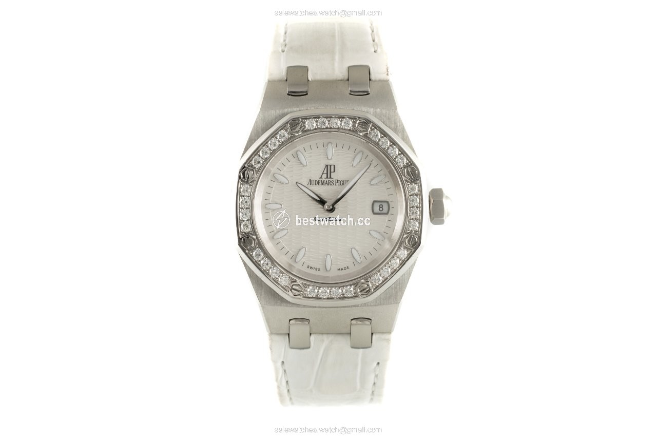 IMG_9085 Audemars Piguet Royal Oak Lady Womens watch Quartz Steel 67601ST.ZZ.D012CR.02 Replica 2