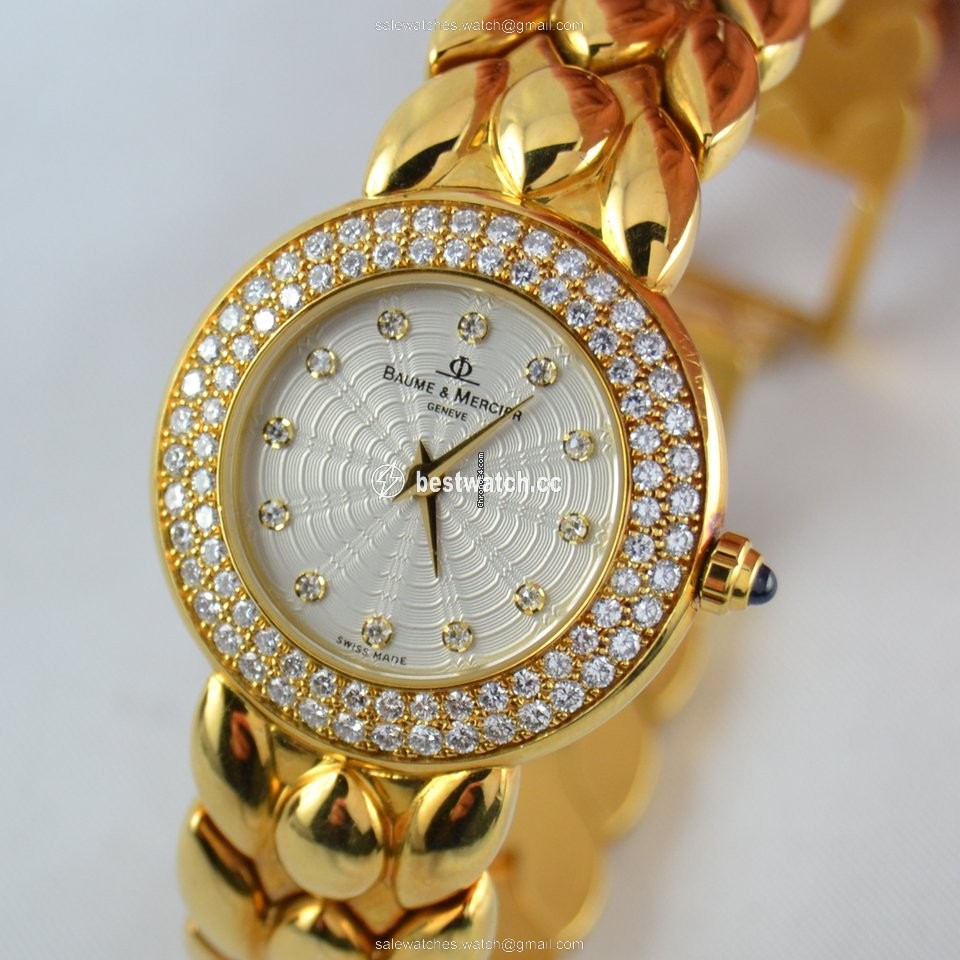 Baume & Mercier Womens watch Quartz Yellow gold MV035053 Replica 2