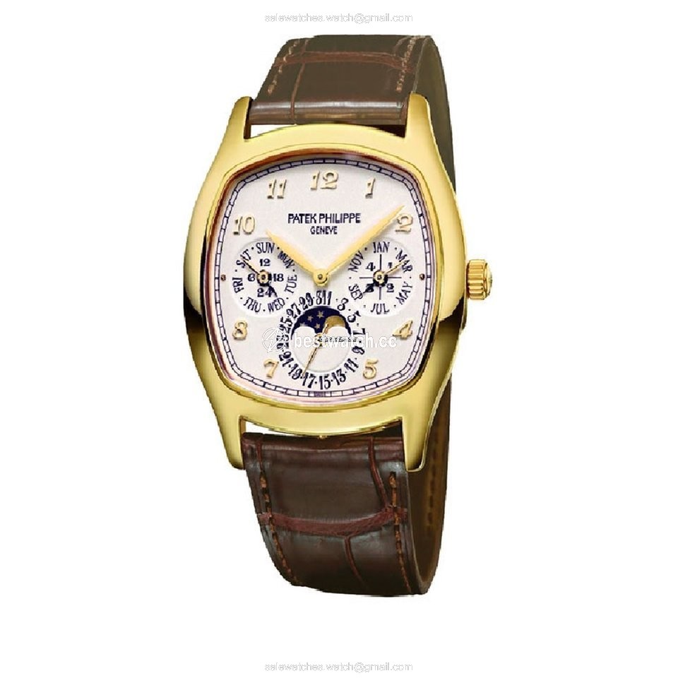 IMG_9085 Patek Philippe Perpetual Calendar Mens watch Unisex Automatic Yellow gold 5940J-001 Replica 2