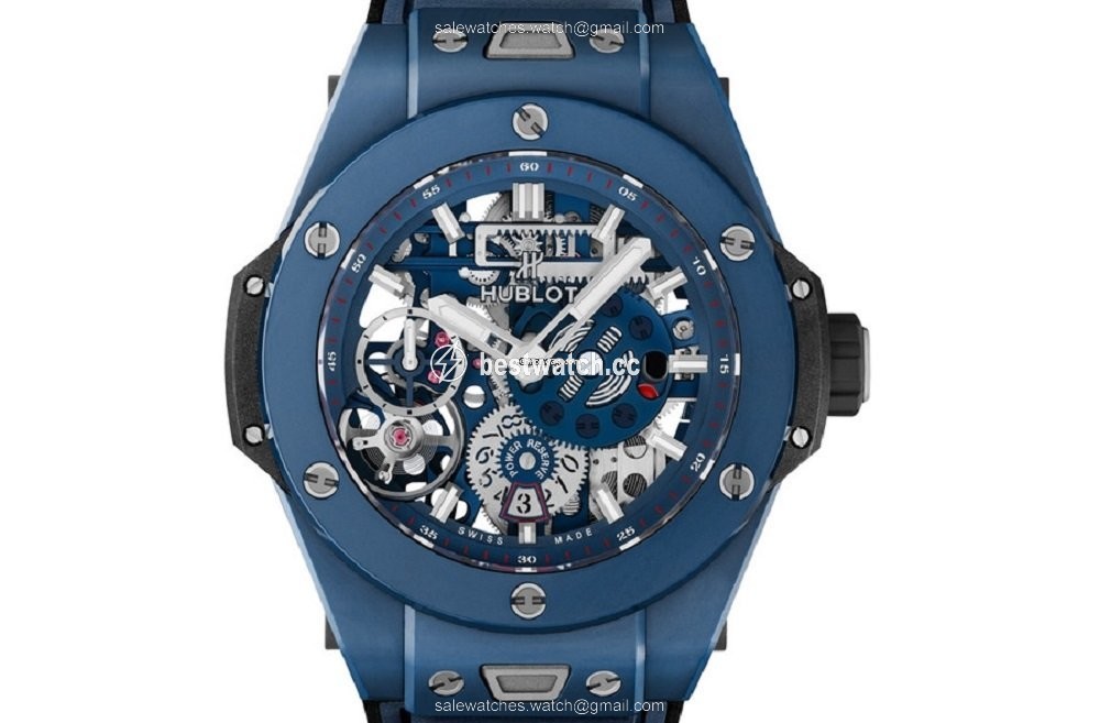 IMG_9085 Hublot Big Bang Meca-10 Mens watch Unisex Manual winding Ceramic 414.EX.5123.RX Replica 2