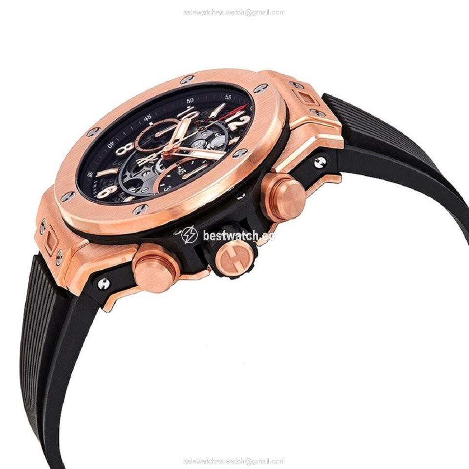 IMG_9085 Hublot Big Bang Unico Mens watch Unisex Automatic Rose gold 441.OX.1180.RX Replica 2