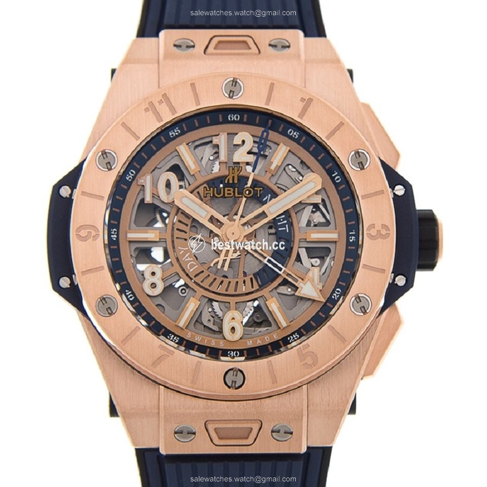 Hublot Big Bang Unico Mens watch Unisex Automatic Rose gold 471.OX.7128.RX Replica 2